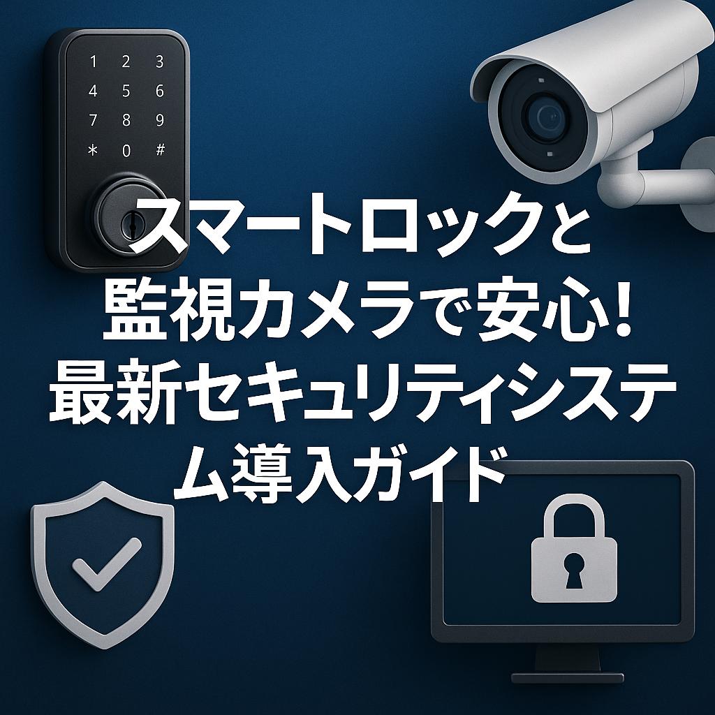 スマートロックと監視カメラで安心！最新セキュリティシステム導入ガイド