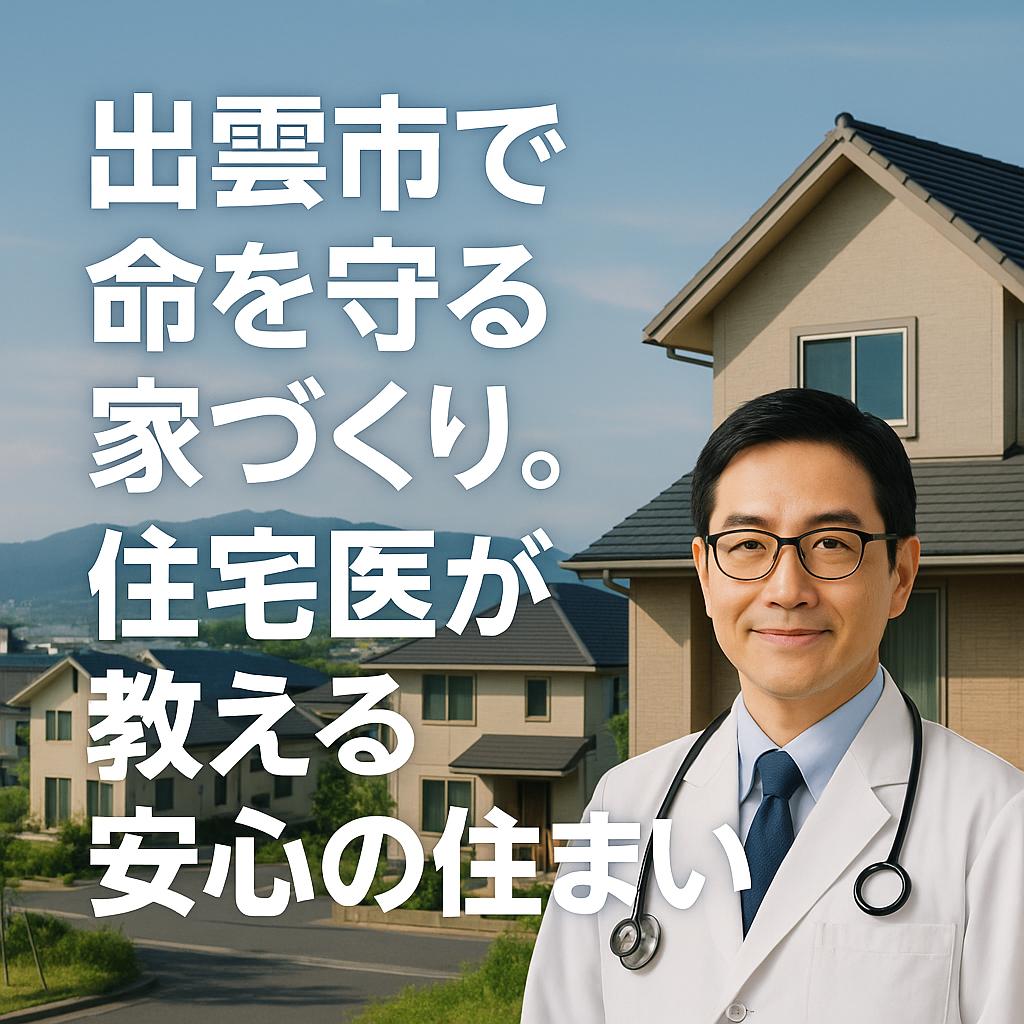 出雲市で命を守る家づくり。住宅医が教える安心の住まい。
