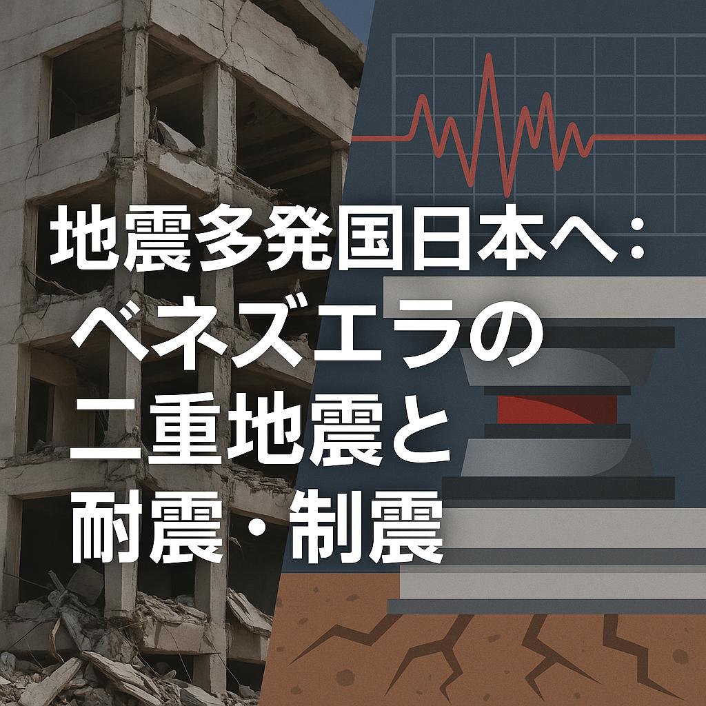 地震多発国日本へ：ベネズエラの二重地震と耐震・制震